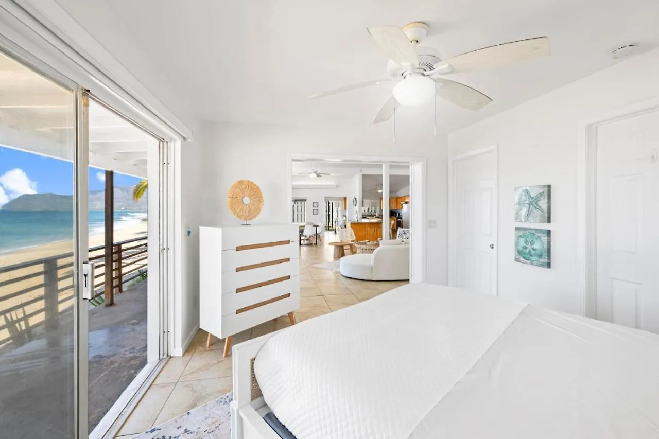 Tatil Evi Spacious Beachfront In Oahu Waianae
