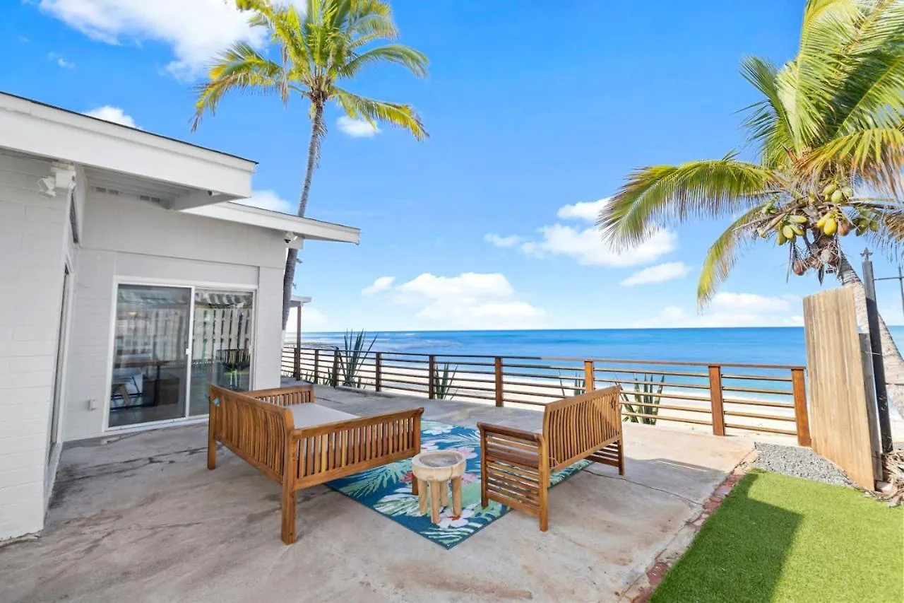 Spacious Beachfront In Oahu Waianae Hébergement de vacances
